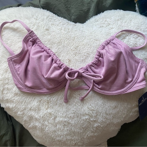 NWT Pink/lilac sparkly Hollister bikini set of 3! - Picture 3 of 6